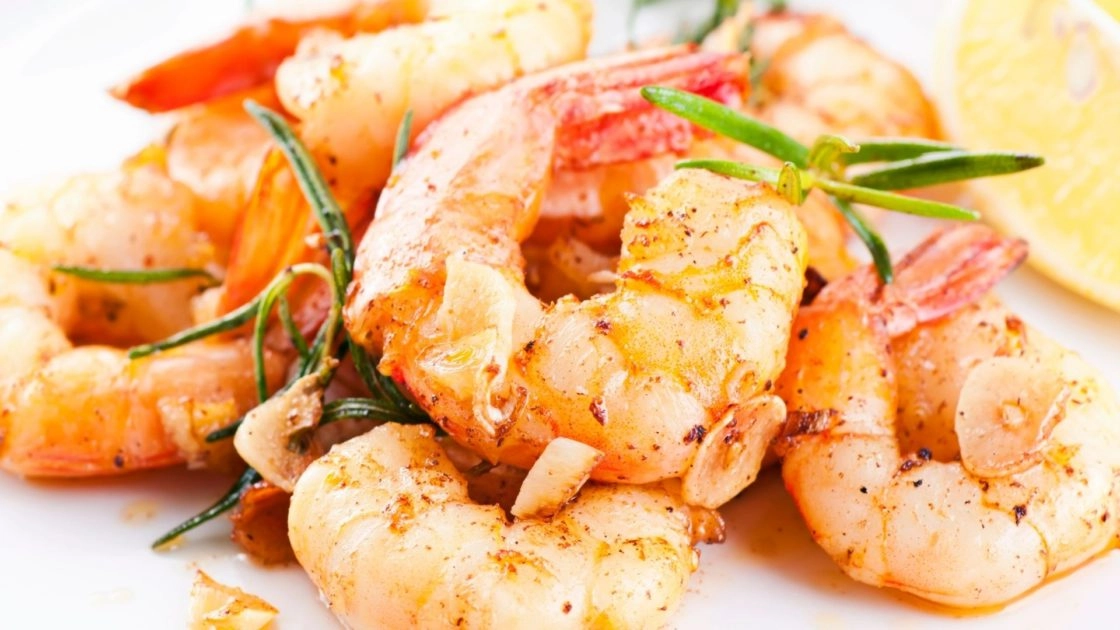 Prawns at the Lady Gregory Hotel