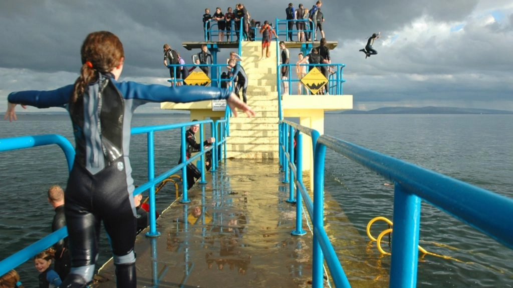 Diving Tower in Salthill Swimming in Salthill