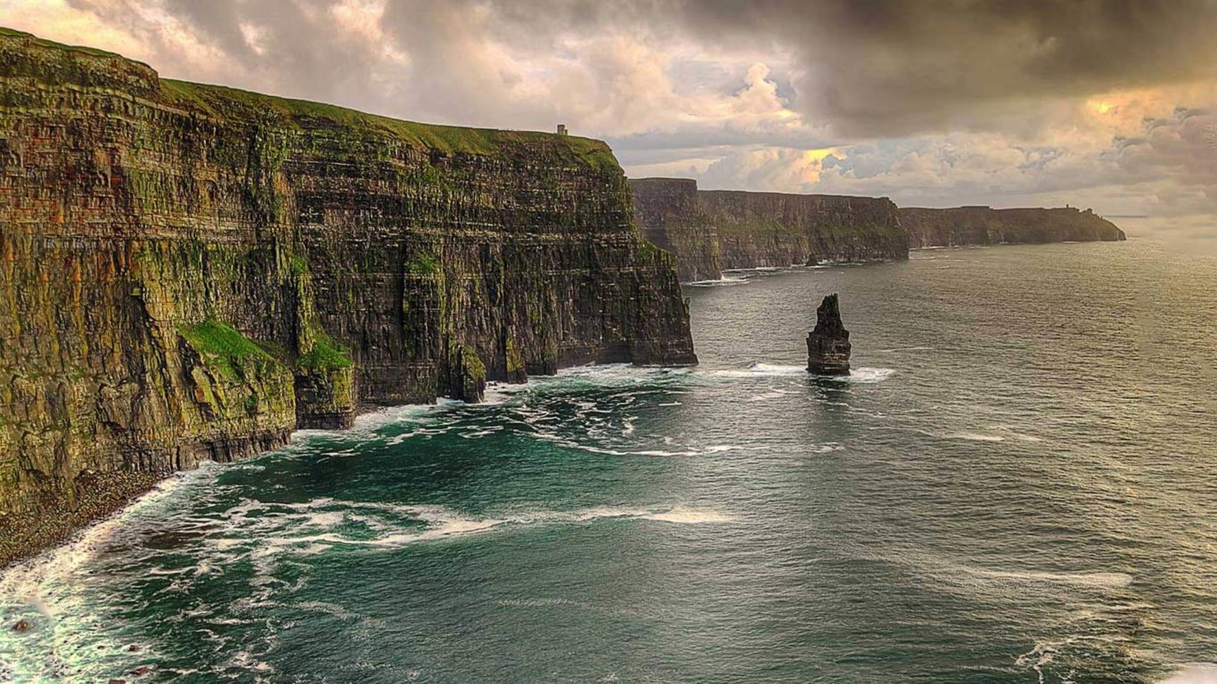 The Cliffs of Moher near the Lady Gregory Hotel