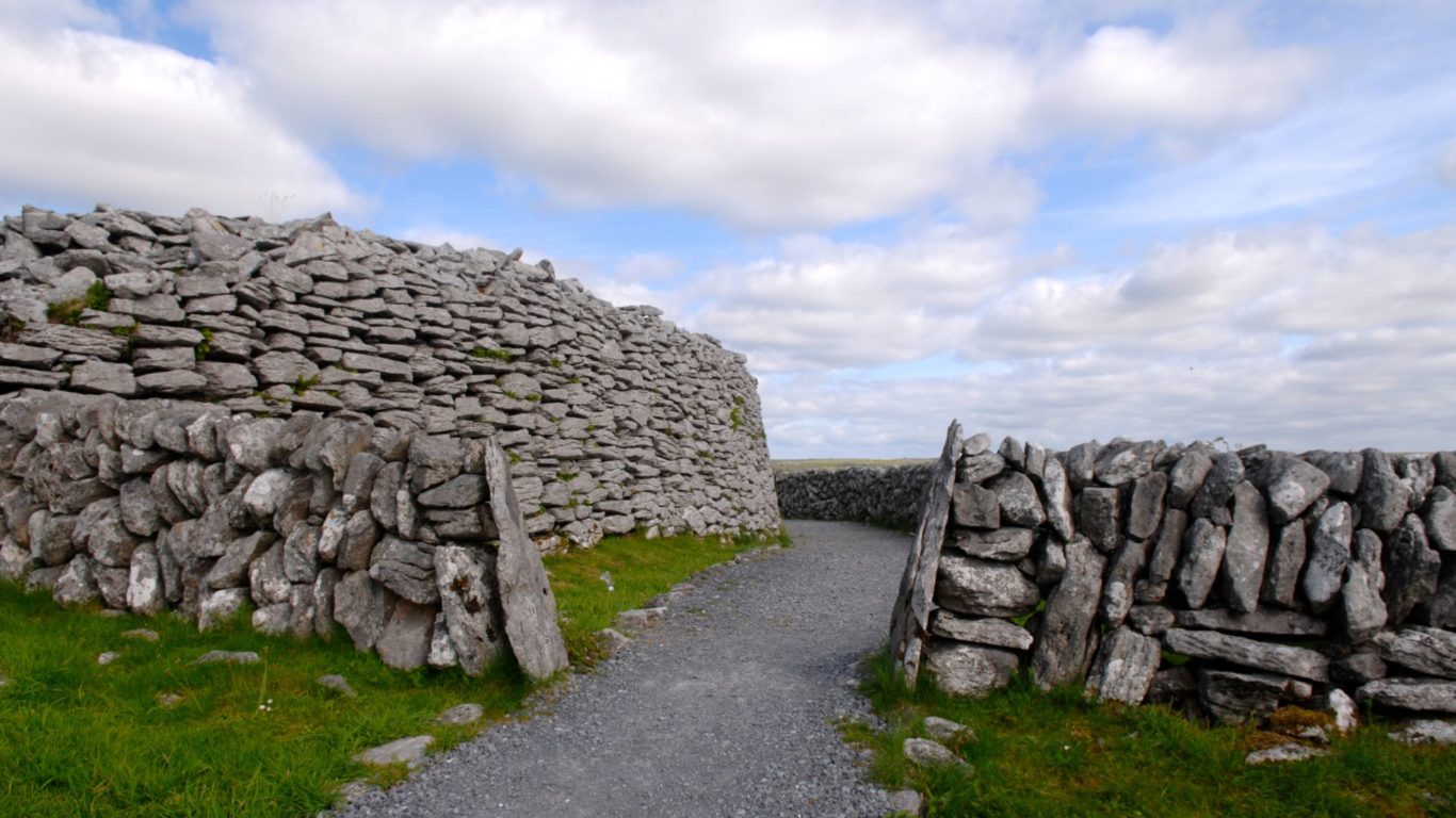 Caherconnell Stone Fort Lady Greg