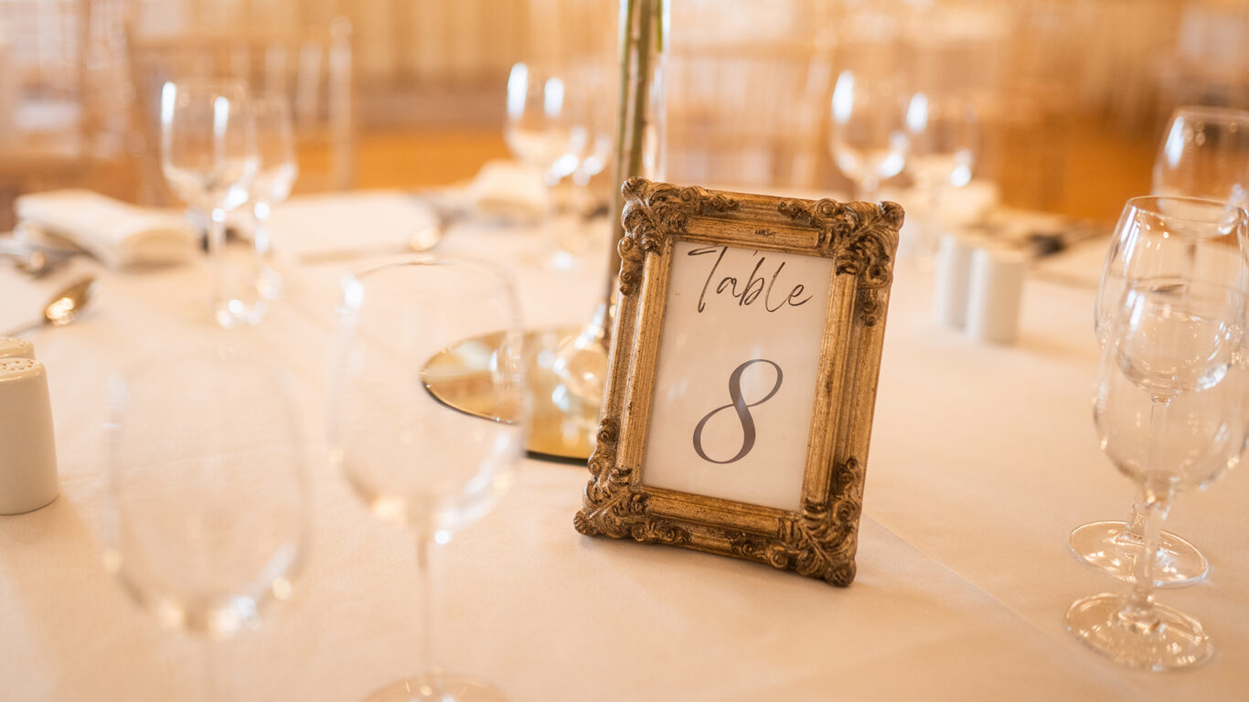 Lady Gregory Hotel Wedding Table