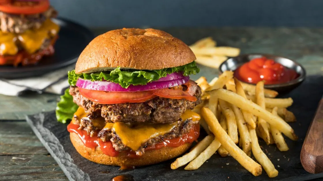 burger stock image