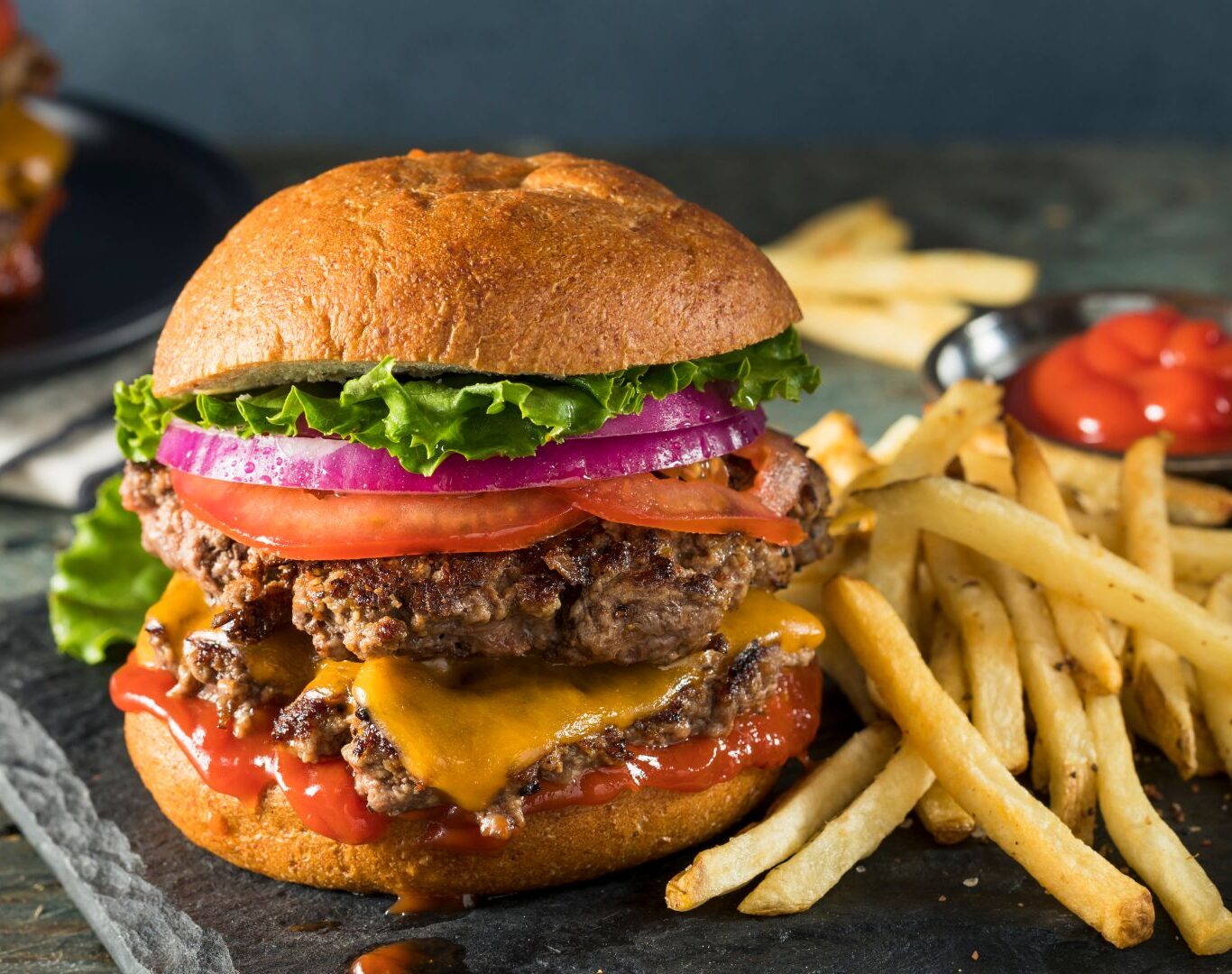 burger stock image