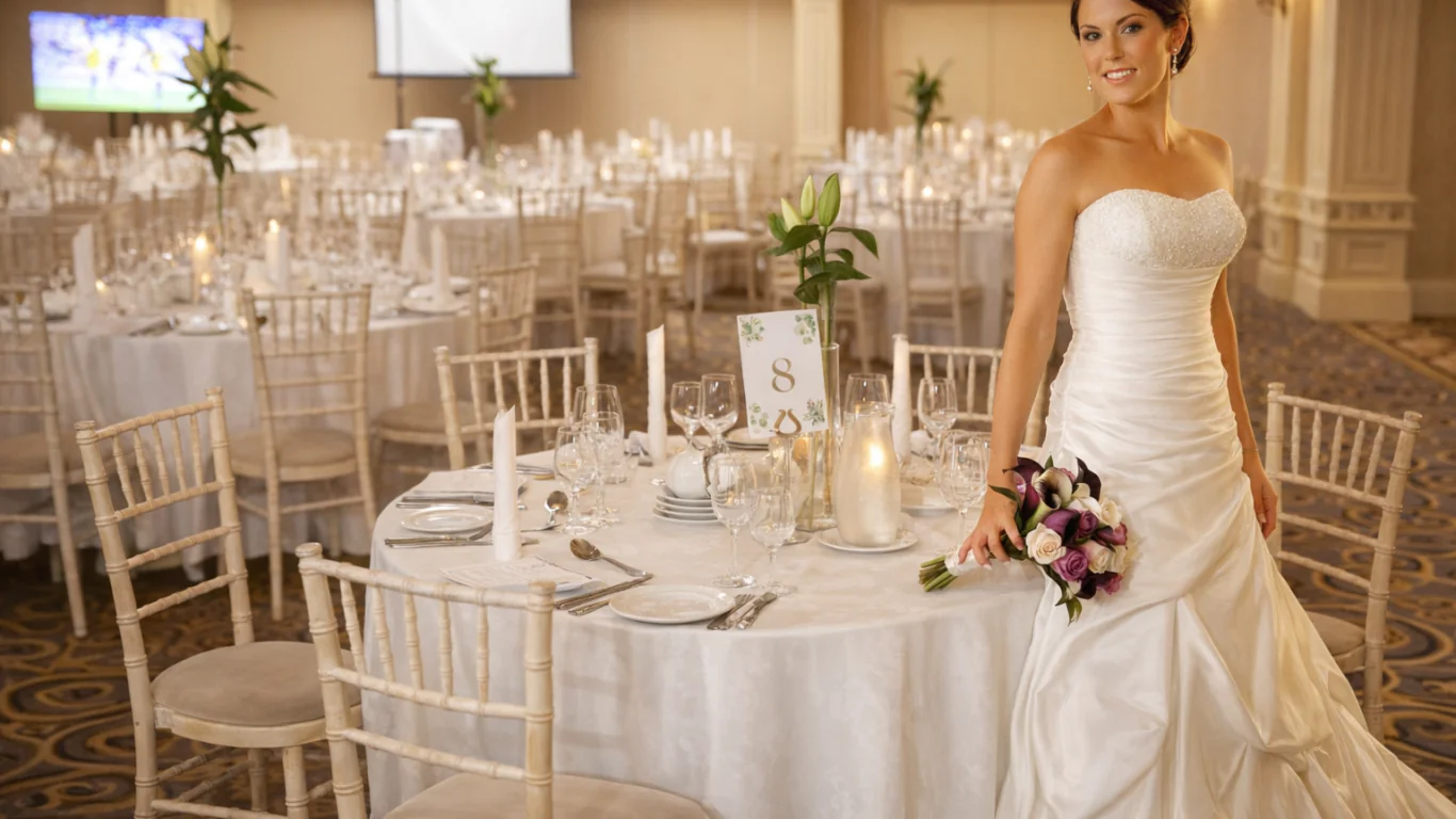 Bride in function roon